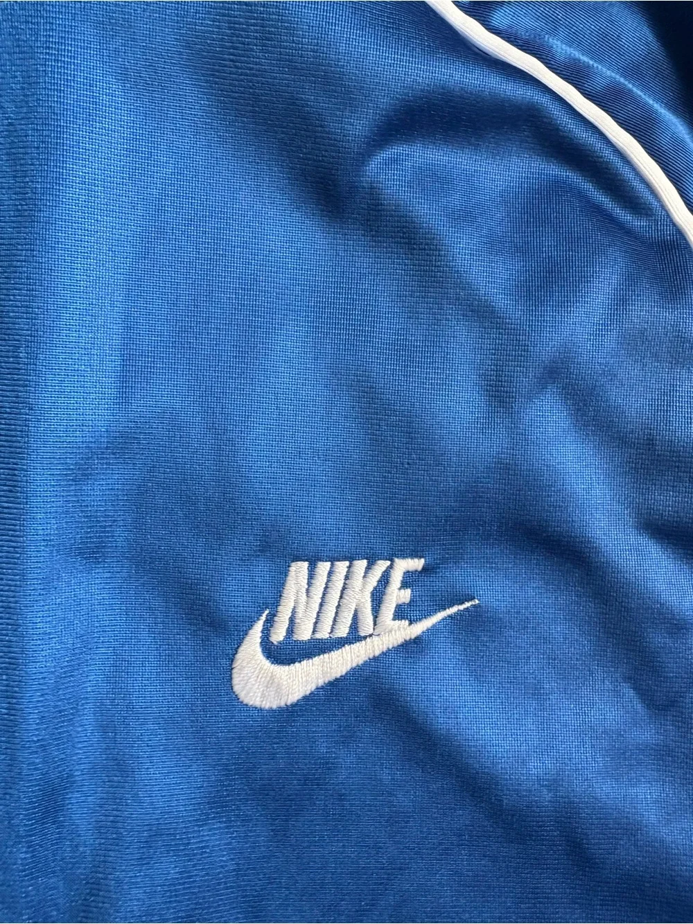 Vintage 1980s Women Nike Royal Blue Track Jacket